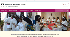 Desktop Screenshot of dominicanmissionarysisters.org